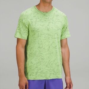 Lululemon Shirt Metal Vent Tech SS 2.0 Lime Green Gym Workout Running  XXL New